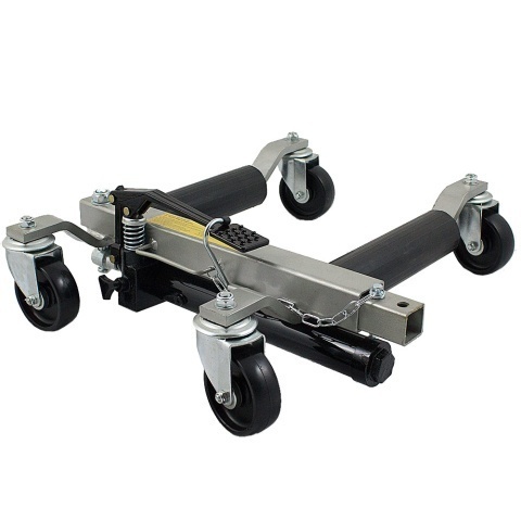 Hydraulické manévrovací vozíky Bituxx 4 kusy v sadě se stojanem na vozíky M19385(19204+15198 x 4)